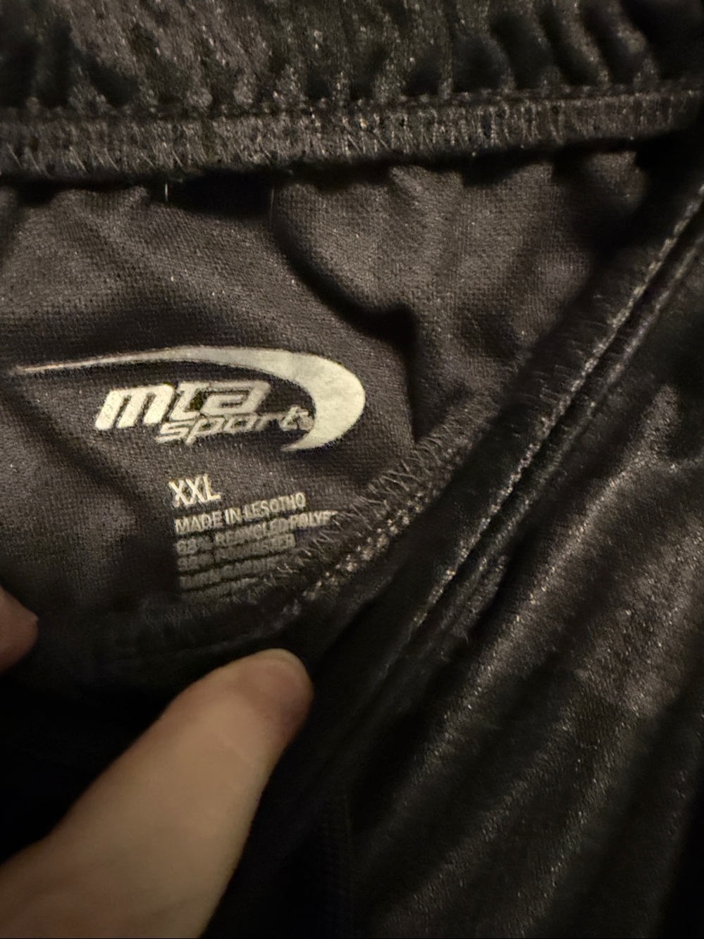 MTA Sport Black Athletic Shorts XXL - Picture 2 of 3